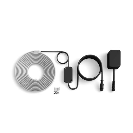 Philips - LED RGBW димируема външна лента Hue FLUX 5m LED/30W/230V 2200-6500K IP67 + сензор за движение