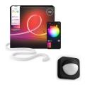 Philips - LED RGBW димируема външна лента Hue NEON 5m LED/30W/230V 2200-6500K IP67 + сензор за движение