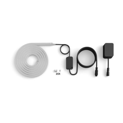 Philips - LED RGBW димируема външна лента Hue NEON 5m LED/30W/230V 2200-6500K IP67 + сензор за движение
