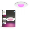Philips - LED RGBW димируемо вградено осветително тяло за баня Hue SLIM LED/8,3W/230V 1000-20000K бяло IP44