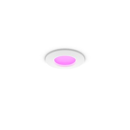 Philips - LED RGBW димируемо вградено осветително тяло за баня Hue SLIM LED/8,3W/230V 1000-20000K бяло IP44