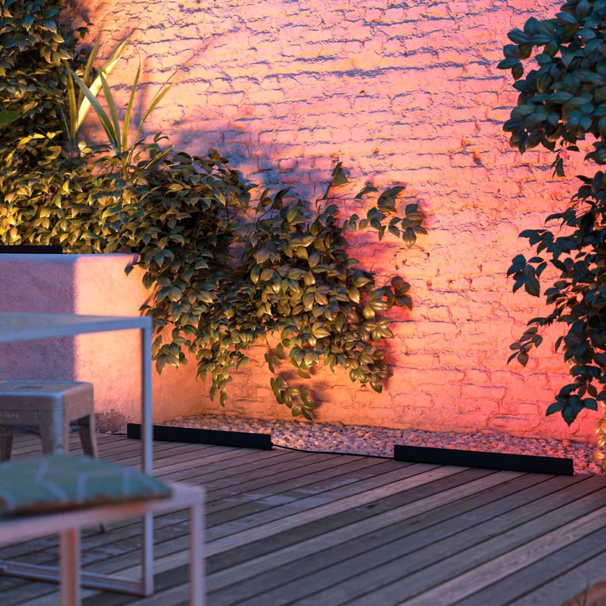 Philips - LED RGBW Димируема екстериорна лампа Hue White и Color Ambiance LED/20W/24V IP65