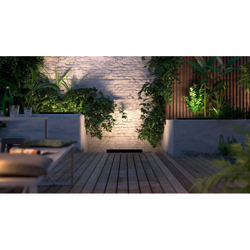 Philips - LED RGBW Димируема екстериорна лампа Hue White и Color Ambiance LED/20W/24V IP65