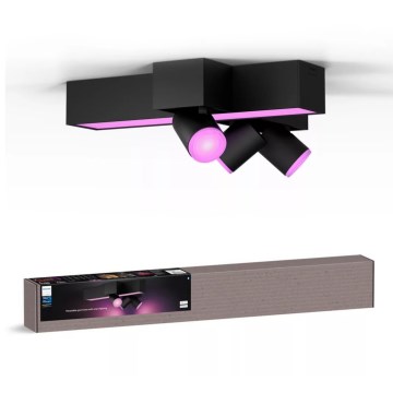 Philips - LED RGBW регулируемо точково осветително тяло Hue CENTRIS 3xGU10/4,2W/230V + LED/11W 2000-6500K