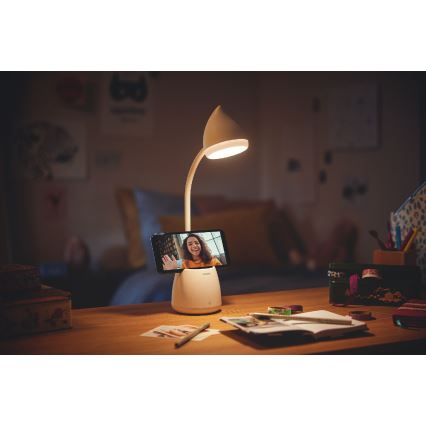 Philips - LED Димируема сензорна настолна лампа HAT LED/4,5W/5V 3000/4000/5700K CRI 90