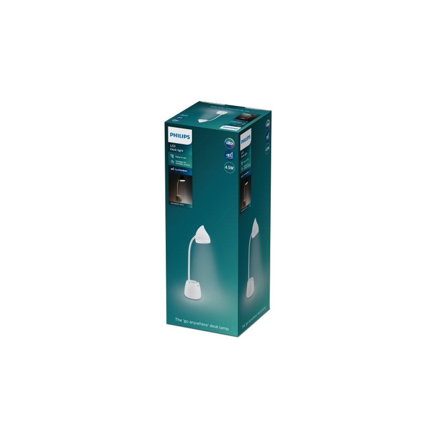 Philips - LED Димируема сензорна настолна лампа HAT LED/4,5W/5V 3000/4000/5700K CRI 90