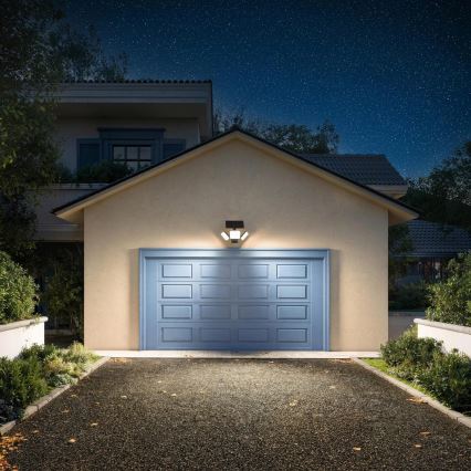 Philips - LED соларно стенно осветително тяло със сензор ZYREN LED/24,5W/3,7V 2600 mAh 3000K IP65