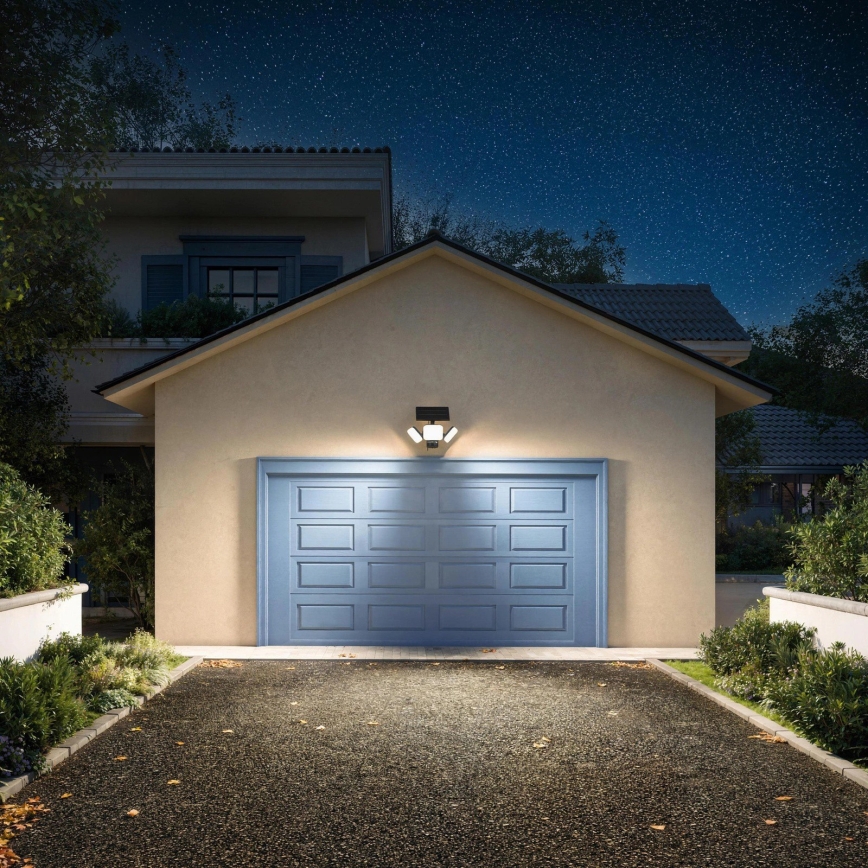 Philips - LED соларно стенно осветително тяло със сензор ZYREN LED/24,5W/3,7V 2600 mAh 3000K IP65