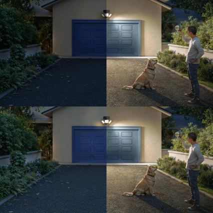 Philips - LED соларно стенно осветително тяло със сензор ZYREN LED/24,5W/3,7V 2600 mAh 3000K IP65