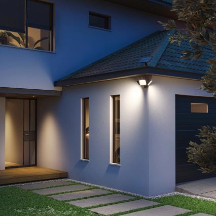 Philips - LED соларно стенно осветително тяло със сензор ZYREN LED/24,5W/3,7V 2600 mAh 3000K IP65