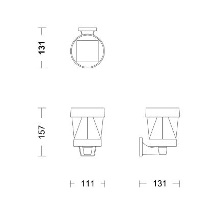Philips - LED Соларен аплик AVERY LED/1,8W/3,7V 2700K IP44