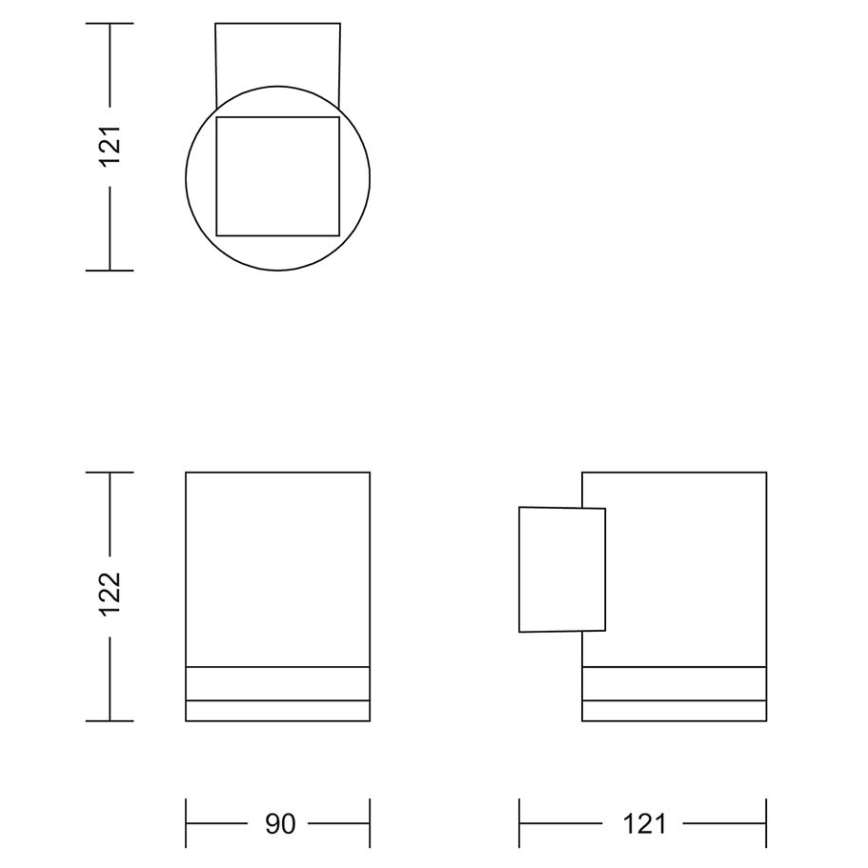 Philips - LED Соларен аплик FYCE LED/1,5W/3,7V IP44