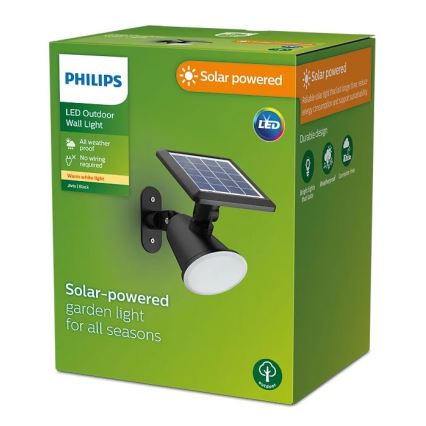 Philips - LED Соларен аплик JIVIX LED/1,4W/3,7V 1800 mAh IP44