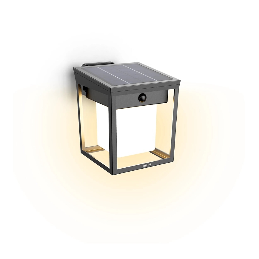 Philips - LED Соларен аплик със сензор BLAISE LED/1,5W/3,7V 3000K IP44