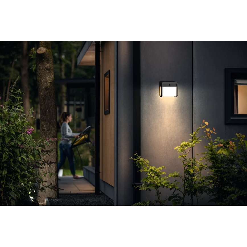Philips - LED Соларен аплик със сензор EZRA LED/1,8W/3,7V 3000K IP44