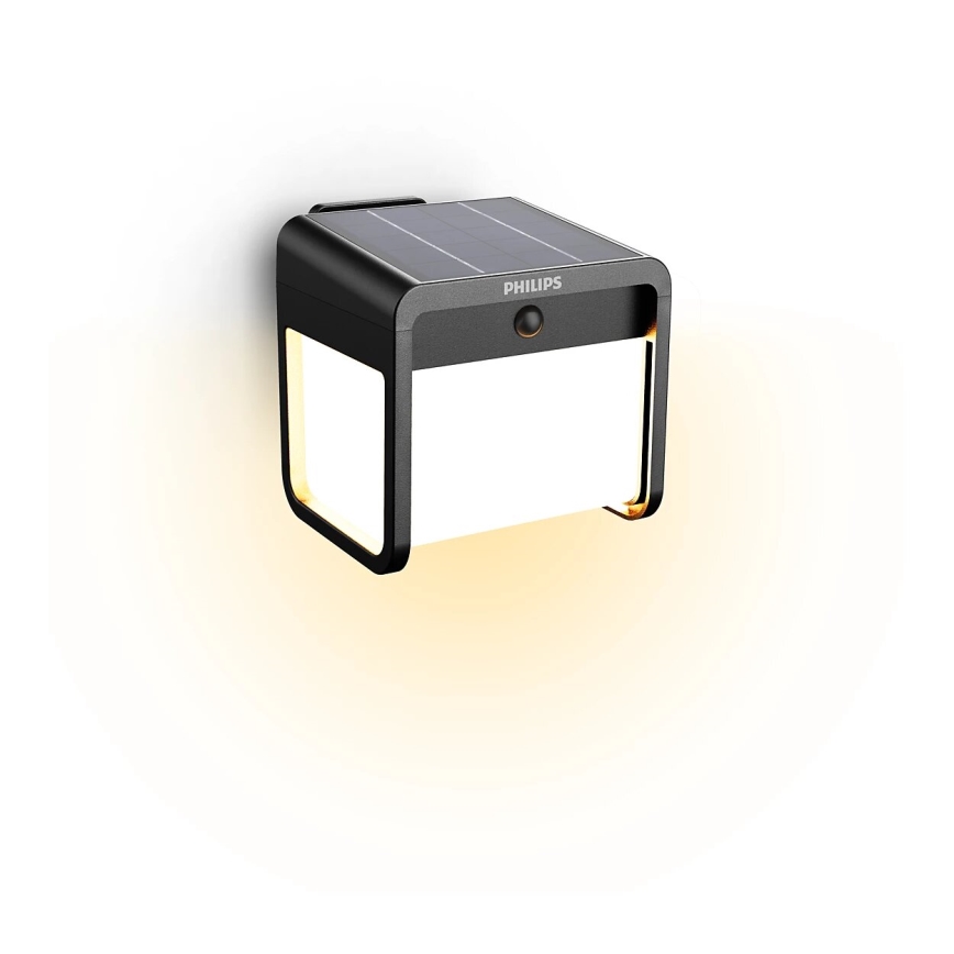 Philips - LED Соларен аплик със сензор EZRA LED/1,8W/3,7V 3000K IP44