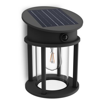 Philips - LED Соларен аплик със сензор GERI LED/3,2W/3,7V 2700K IP44