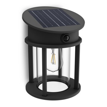 Philips - LED Соларен аплик със сензор GERI LED/3,2W/3,7V 4000K IP44