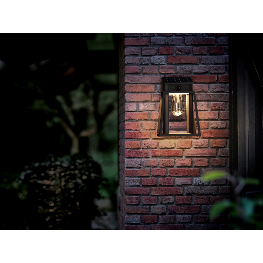 Philips - LED Соларен аплик със сензор LYSIN LED/3,2W/3,7V 2700K IP44