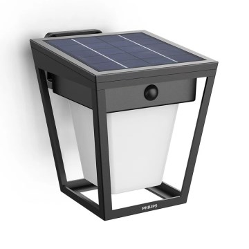 Philips - LED Соларен аплик със сензор NISSA LED/1,8W/3,7V 3000K IP44
