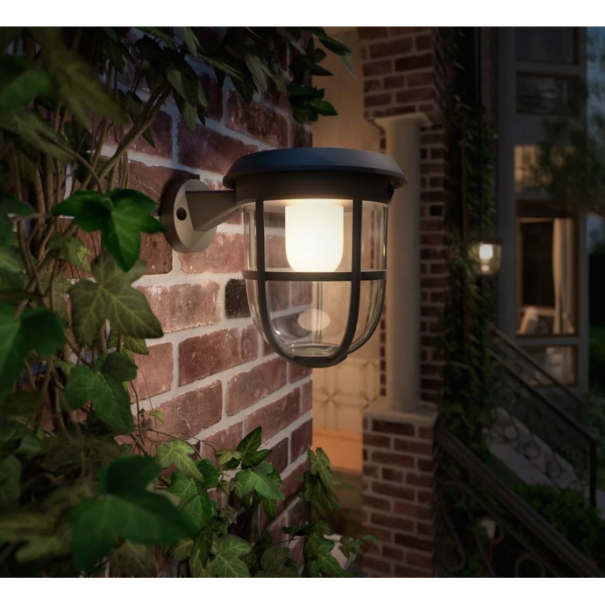 Philips - LED Соларен аплик със сензор RADII LED/1,3W/3,7V 2000 mAh 3000K IP44