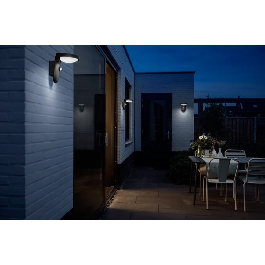 Philips - LED Соларен аплик със сензор LED/1,2W/4V 1800 mAh 4000K IP44