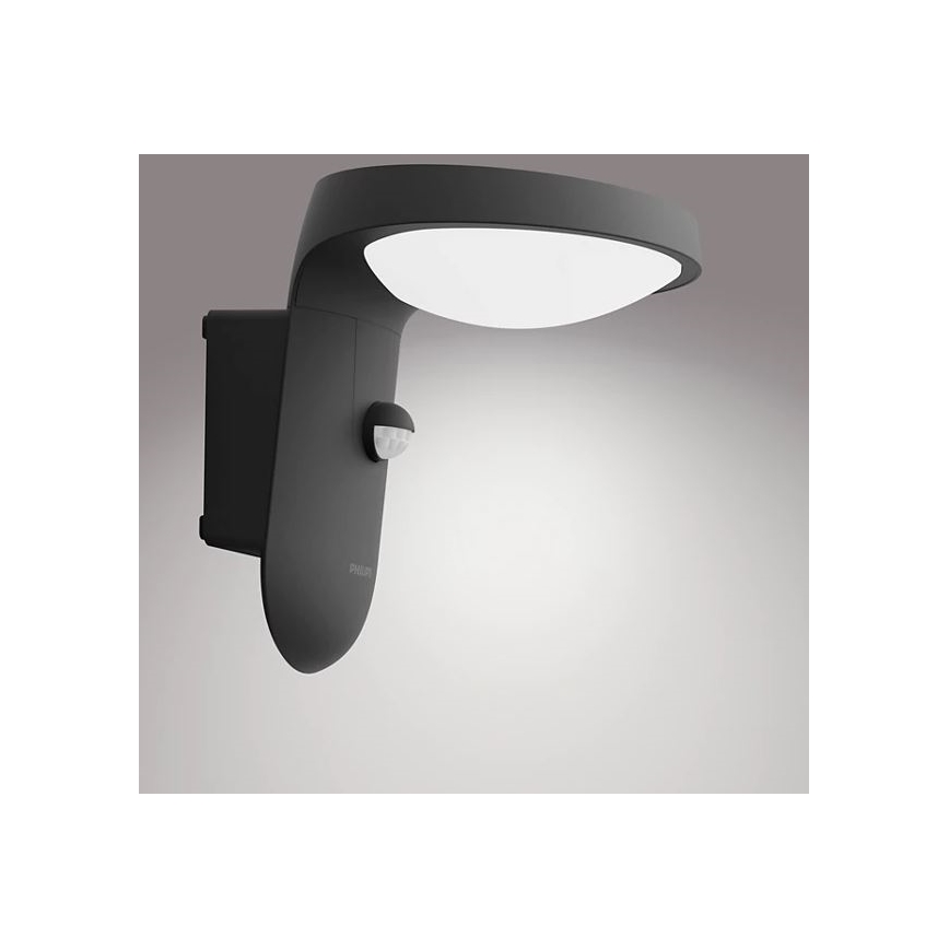 Philips - LED Соларен аплик със сензор LED/1,2W/4V 1800 mAh 4000K IP44