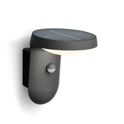 Philips - LED Соларен аплик със сензор LED/1,2W/4V 1800 mAh 4000K IP44
