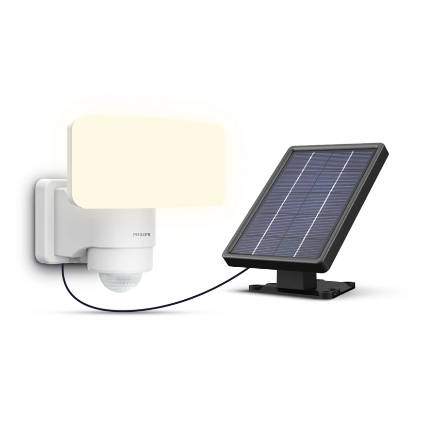 Philips - LED Соларен аплик със сензор TYLUS LED/6W/3,7V 5000K IP44