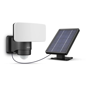 Philips - LED Соларен аплик със сензор TYLUS LED/6W/3,7V 5000K IP44