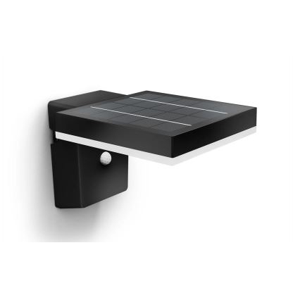 Philips - LED Соларен аплик със сензор ZONAL LED/1,3W/3,7V IP44