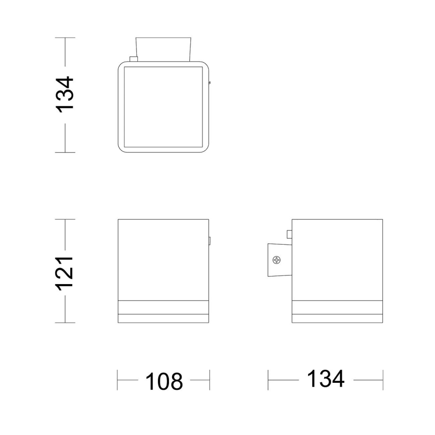 Philips - LED Соларен аплик VIRONA LED/1,8W/3,7V 2600 mAh 2700K IP44