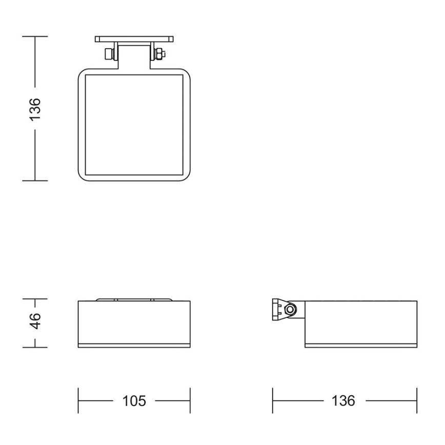 Philips - LED Соларен аплик VYNCE LED/1,5W/3,7V 1500 mAh IP44