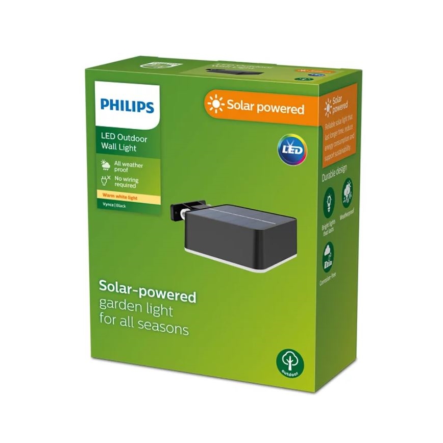 Philips - LED Соларен аплик VYNCE LED/1,5W/3,7V IP44