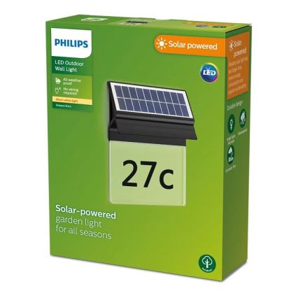 Philips - LED Соларен номер на къща ENKARA LED/0,2W/3,7V 1800 mAh IP44
