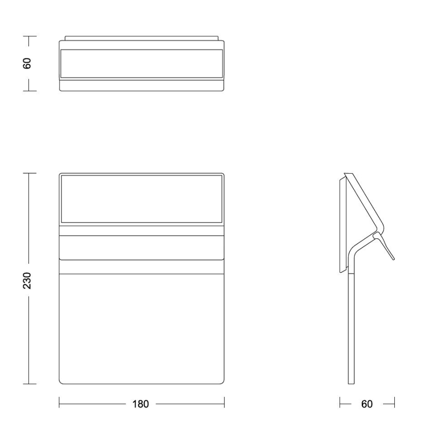 Philips - LED Соларен номер на къща ENKARA LED/0,2W/3,7V 1800 mAh IP44