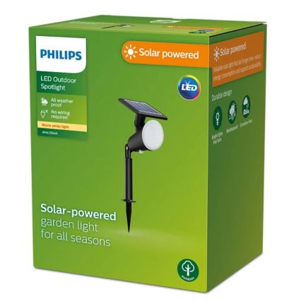 Philips - LED соларен прожектор JIVIX LED/1,4W/3,7V 1800 mAh IP44