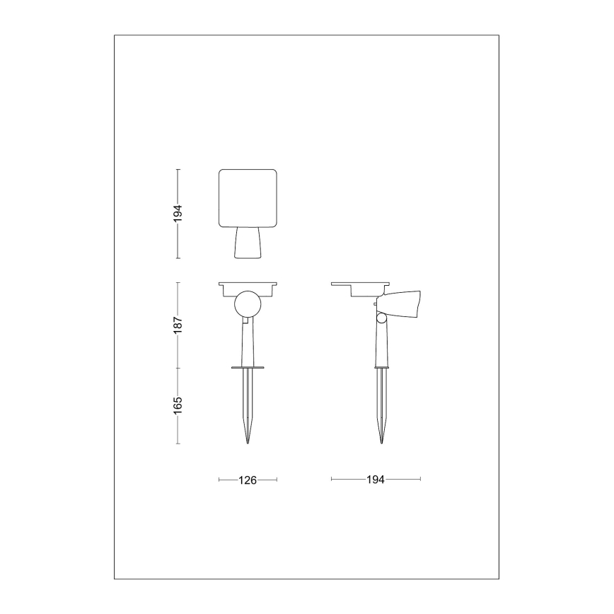 Philips - LED Соларен спот ASHLYN LED/1,4W/3,7V 2600 mAh 2700K IP44