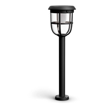 Philips - LED соларна лампа с датчик за движение и здрач RADII LED/1,3W/3,7V 2000 mAh 3000K IP44