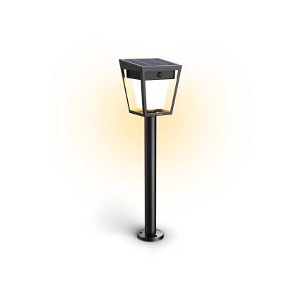 Philips - LED соларна лампа с датчик за движение и здрач NISSA LED/1,8W/3,7V 2600 mAh 3000K IP44