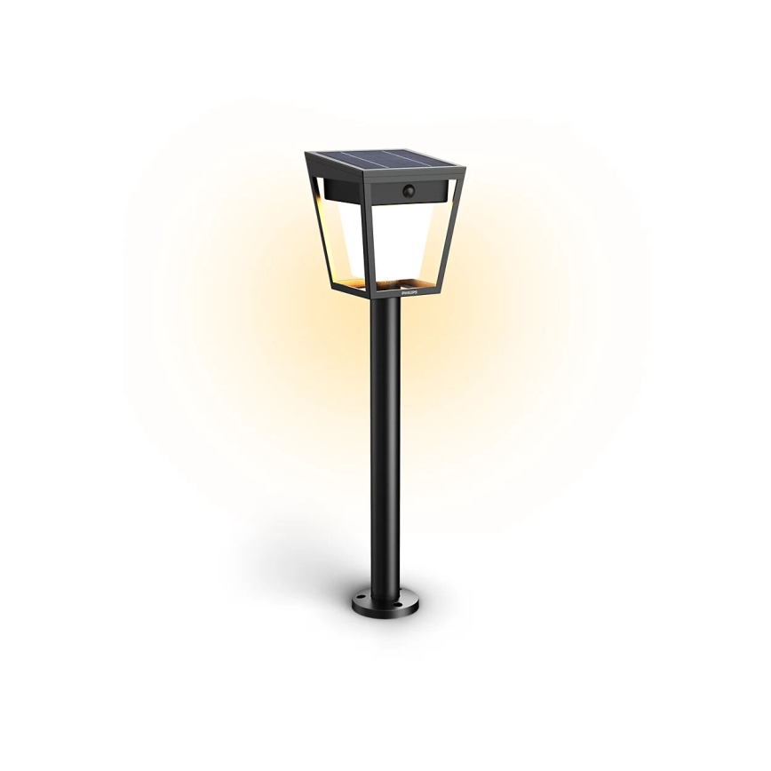 Philips - LED соларна лампа с датчик за движение и здрач NISSA LED/1,8W/3,7V 2600 mAh 3000K IP44