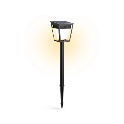 Philips - LED соларна лампа с датчик за движение и здрач NISSA LED/1,8W/3,7V 2600 mAh 3000K IP44