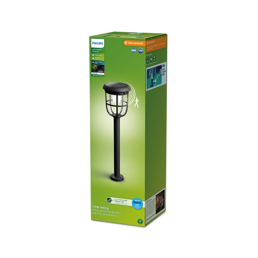 Philips - LED Соларна лампа със сензор RADII LED/1,3W/3,7V 2000 mAh 3000K IP44
