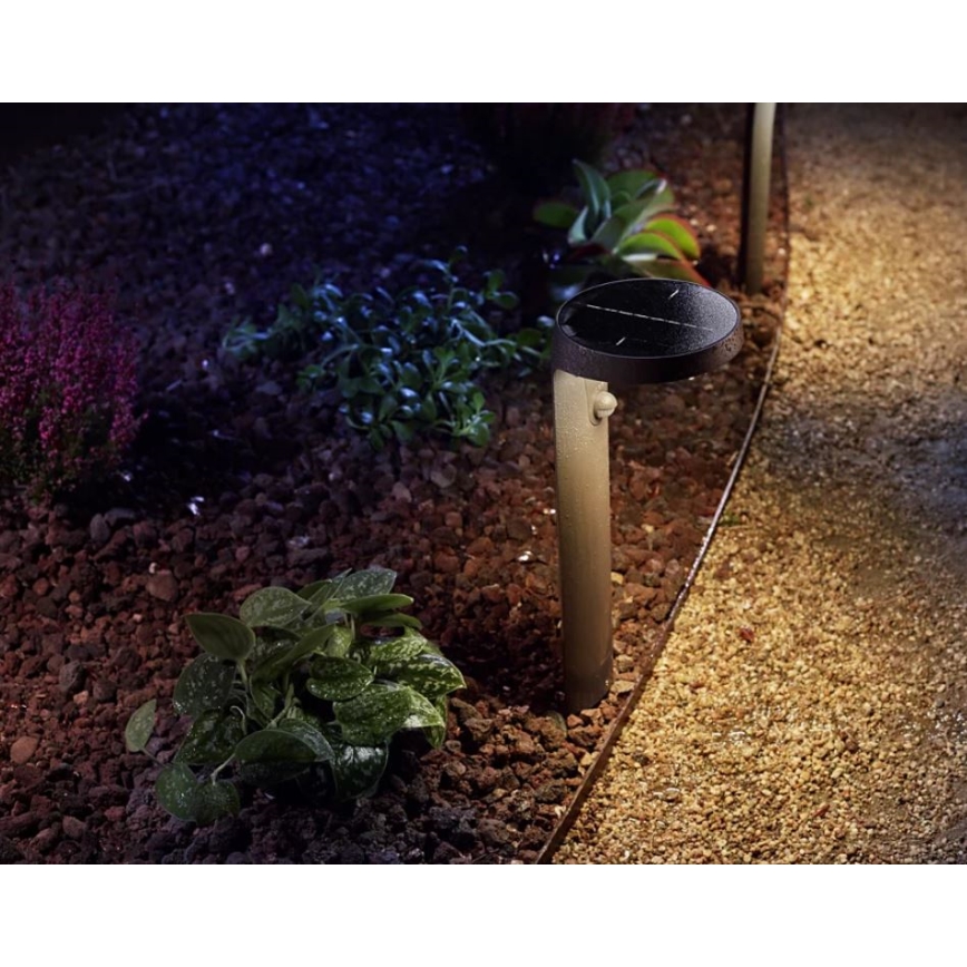 Philips - LED Соларна лампа със сензор LED/1,2W/4V 1800 mAh 3000K IP44