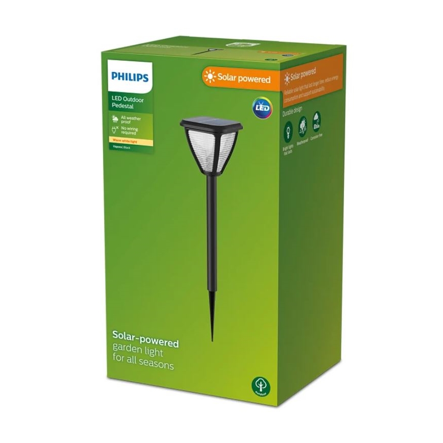 Philips - LED Соларна лампа VAPORA LED/1,5W/3,7V IP44
