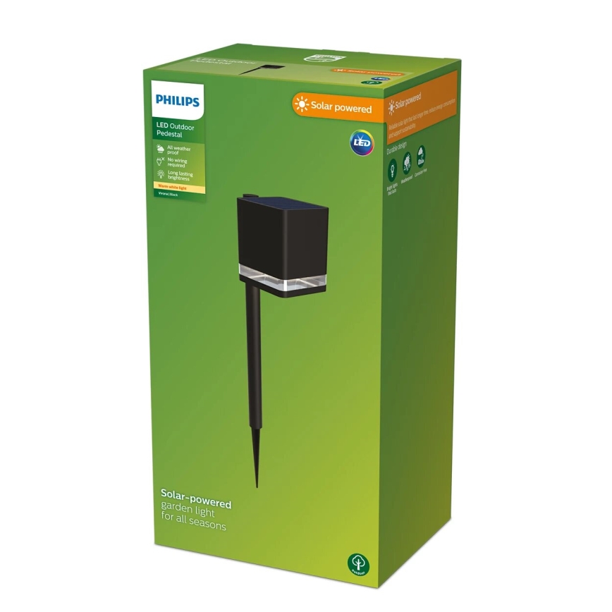 Philips - LED Соларна лампа VIRONA LED/1,8W/3,7V 2700K IP44