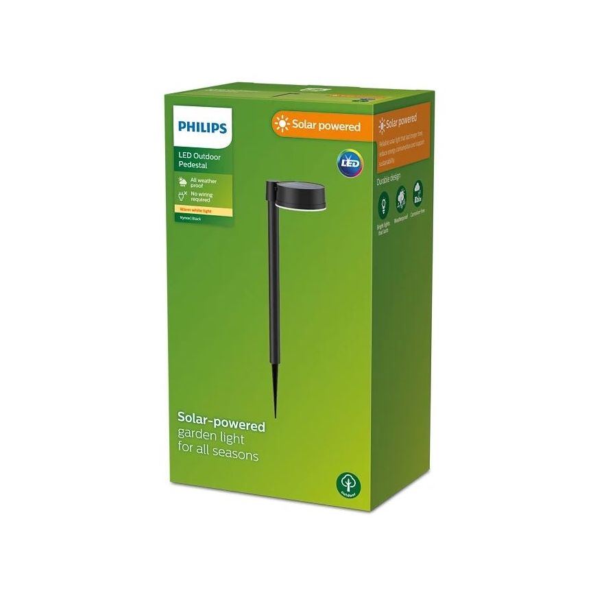 Philips - LED соларна лампа VYNCE LED/1,5W/3,7V 1500 mAh IP44