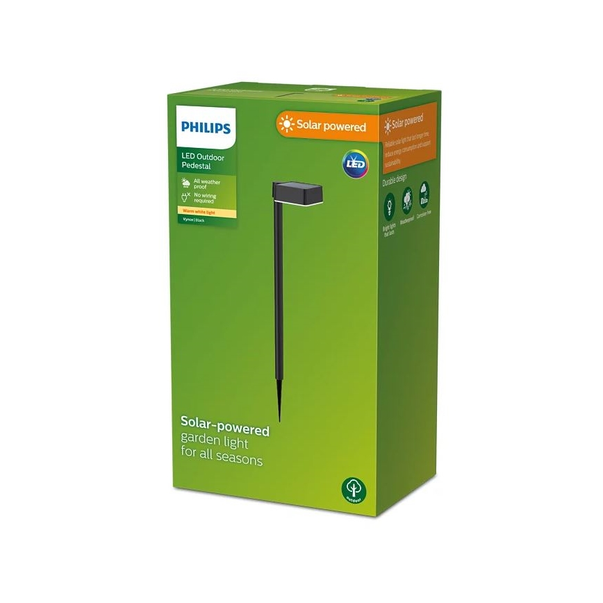 Philips - LED Соларна лампа VYNCE LED/1,5W/3,7V IP44