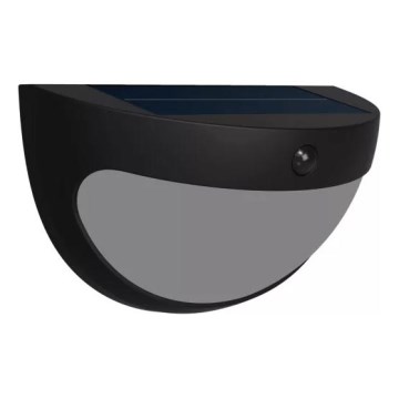 Philips - LED соларна стенна лампа със сензор SWYN LED/3,8W/3,7V 800 mAh 2700K IP44 черна