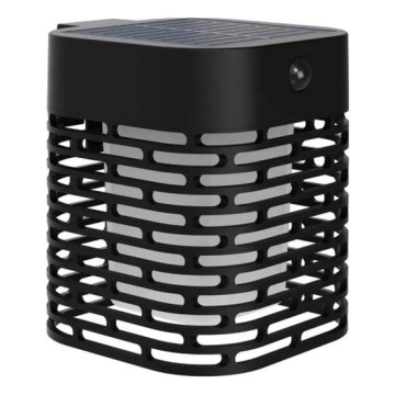 Philips - LED соларно стенно осветително тяло HARA с сензор LED/3,8W/3,7V 800 mAh 2700K IP44 черно